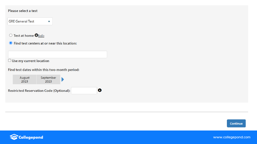 Click-on-find-test-centers-location