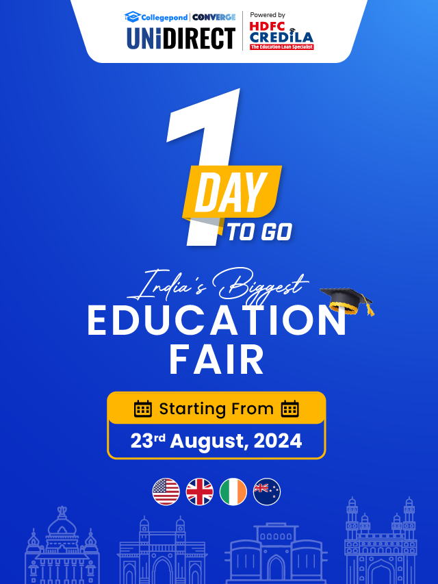Collegepond UniDirect Global Education Fair 1 DAYS TO GO